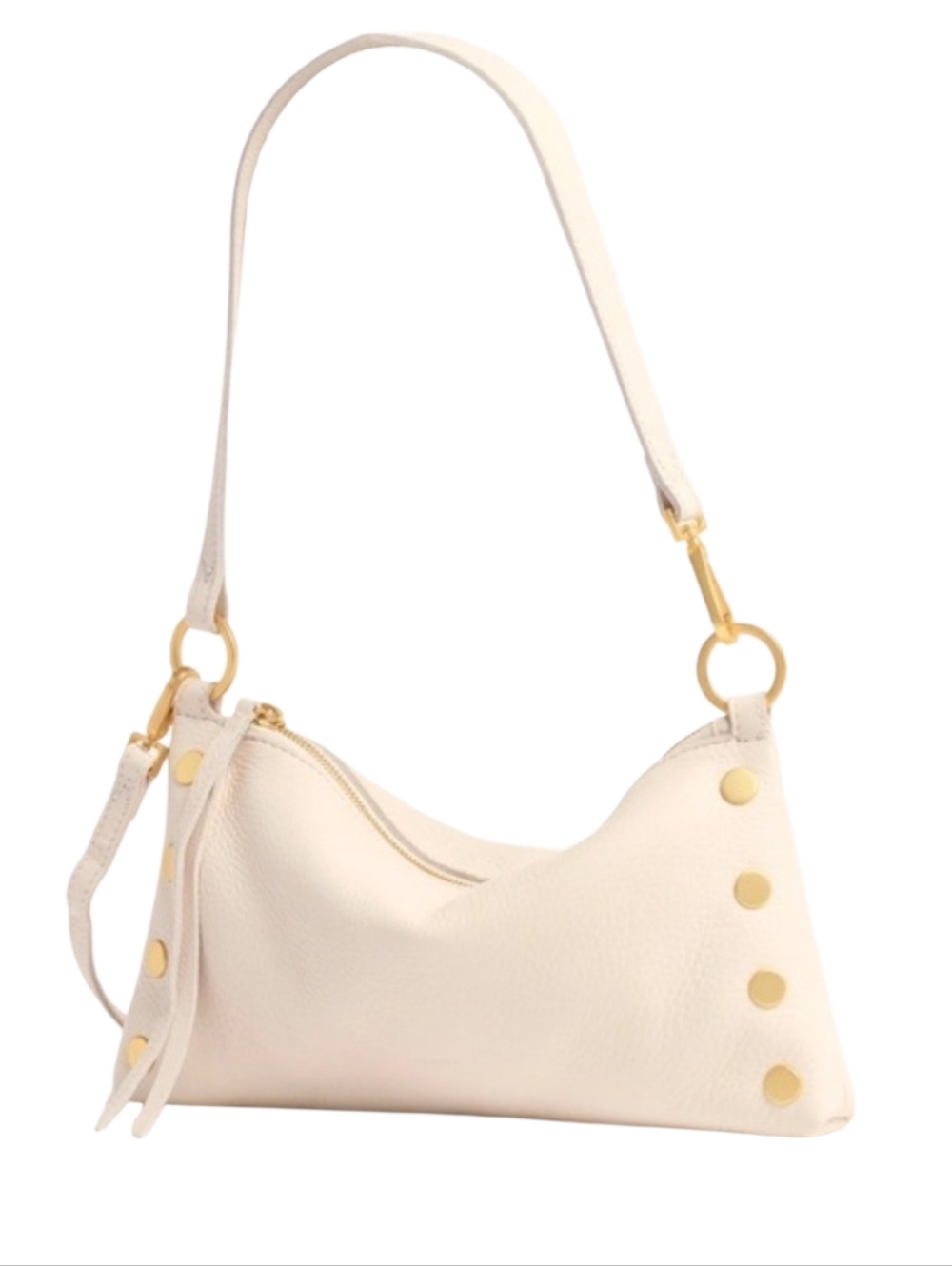 Nwt Hammitt Kyle Sml Shoulder Crossbody Calla Lily White Leather Brushed Gold